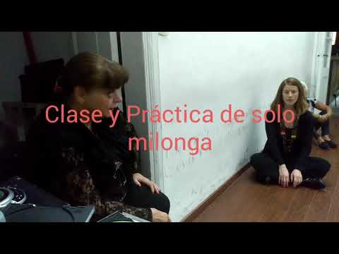 "¿Cómo *caminar el tango, la milonga y el vals criollo" 😊 *1 Maestra OLGA BESIO * CLASE de MILONGA