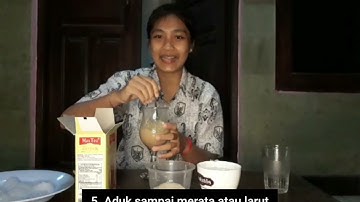 TEKS PROSEDUR - CARA MEMBUAT ES TEH TARIK SASET || Tugas Sekolah