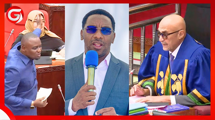 NAIBU SPIKA ZUNGU AMWAMBIA GAMBO -"NA KWENYE MKOA WENU MKIPENDANA ZAIDI MTAENDA MBALI"