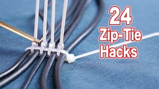 These Clever 24 Zip Tie Home Hacks Make Your Life Easier