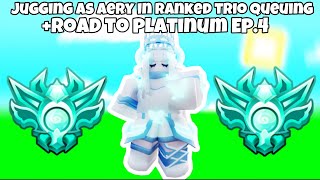 I Tried Jugging As Aery While Trio Queuing In Season X Ranked.. | Road To Platinum Ep.4