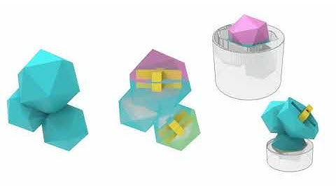 Computational design of generalized centrifugal puzzles