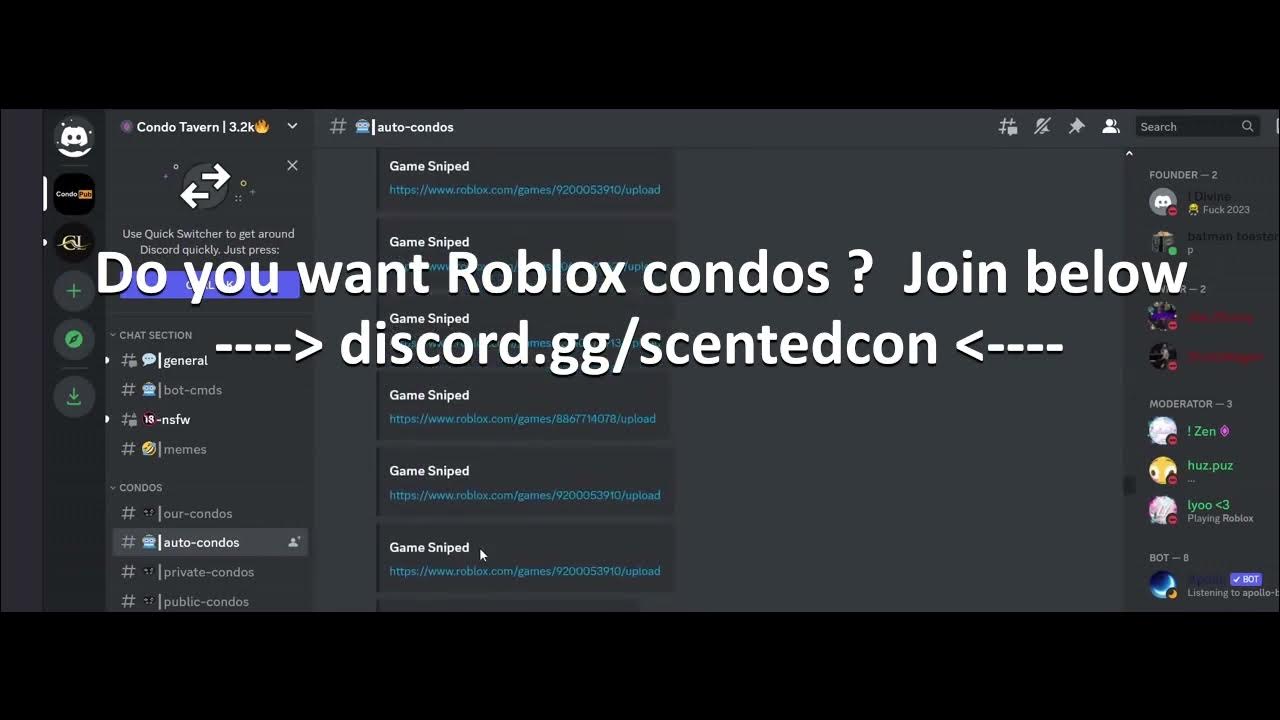 condos in roblox discord｜TikTok Search