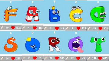 MERGE ALPHABET LORE COLORFUL - Merge Battles GamePlay - iOS, Android Part 1