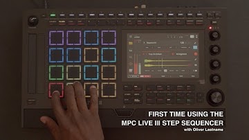 FIRST TIME USING MPC LIVE III STEP SEQUENCER