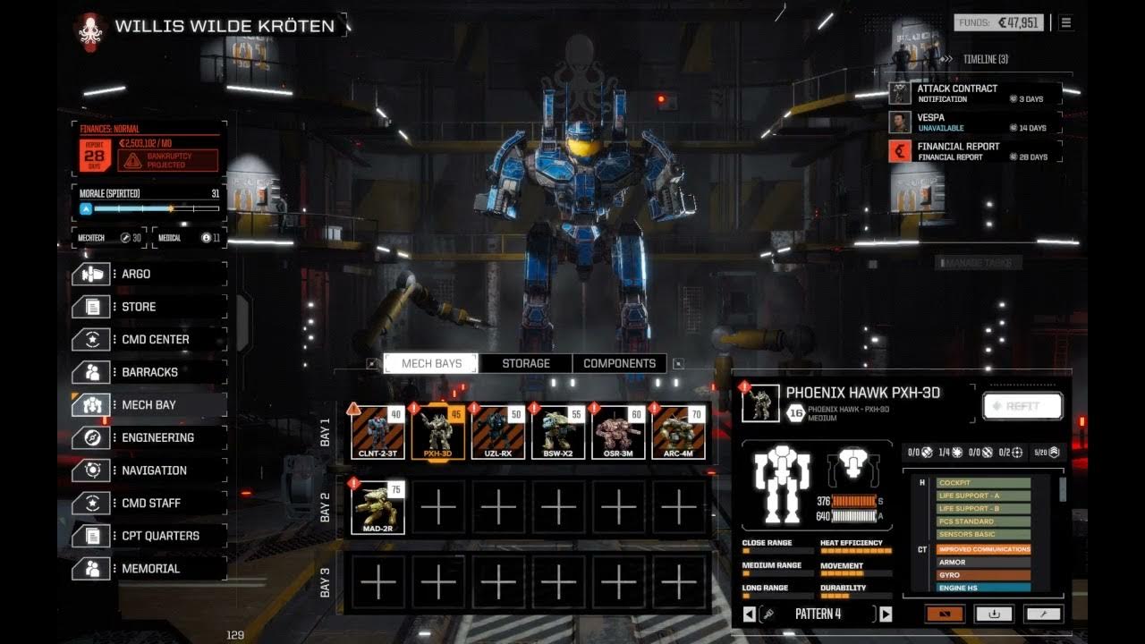 Roguetech/Battletech a discussion 1 Tonnage vs Enginepower YouTube