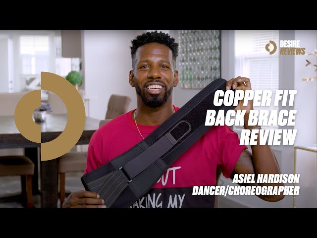 Copper Fit Back Brace Review with Lady Gaga's Dance Captain Asiel Hardison  