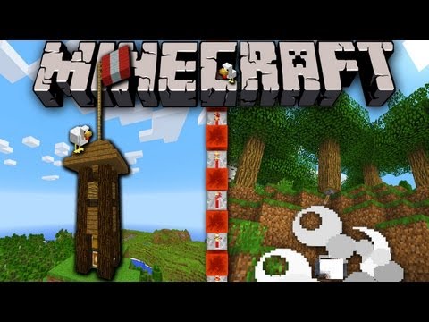 minecraft-1.5:-deadly-tnt-trap-&-chicken-coop-hopper-build