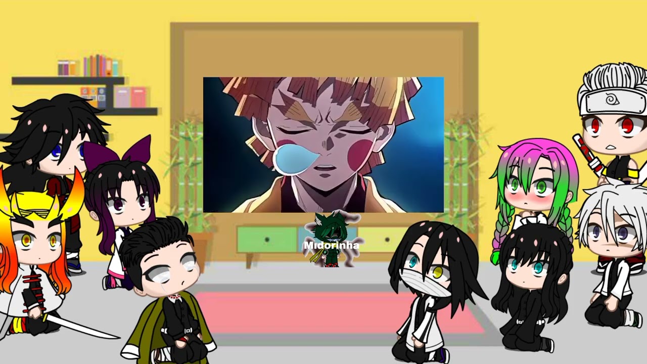 Past Hashiras react to Tanjiro, Zenitsu, Inoske and Uzui vs Daki and Gyutaro