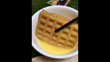 Delicious Miniature Waffle Recipe l Best of Miniature Cooking #shorts