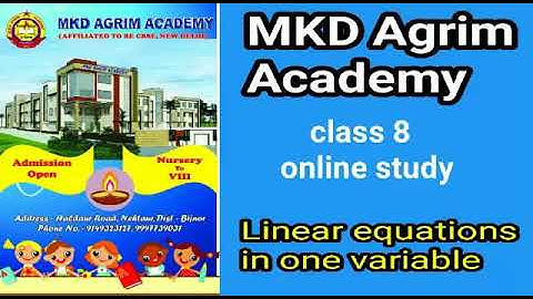 Linear equation in one variable | class 8 cbse | easy way to solve