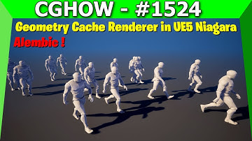 Showcase: Creating Alembic with Geometry Cache Renderer in UE5 Niagara