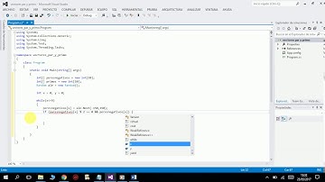 vectores visual studio c# consola