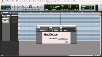 Using ReWire with Pro Tools