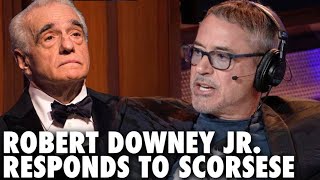 Robert Downey Jr. Responds to Martin Scorsese’s \\
