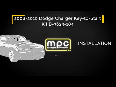 2008-2010 Dodge Charger용 원격 시작 설치 - 시동 키 - 가스