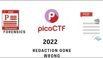 PDF Text Extraction | Redaction gone Wrong | picoCTF 2022