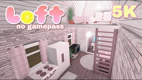 5K No Gamepass Girly Loft | TUTORIAL | Bloxburg