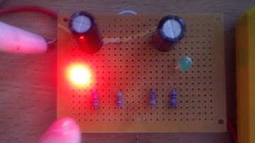 Blinking LEDs or Astable multivibrator