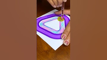 Hypnotic Spirograph Art ✨ #OddlySatisfying #Art #shorts