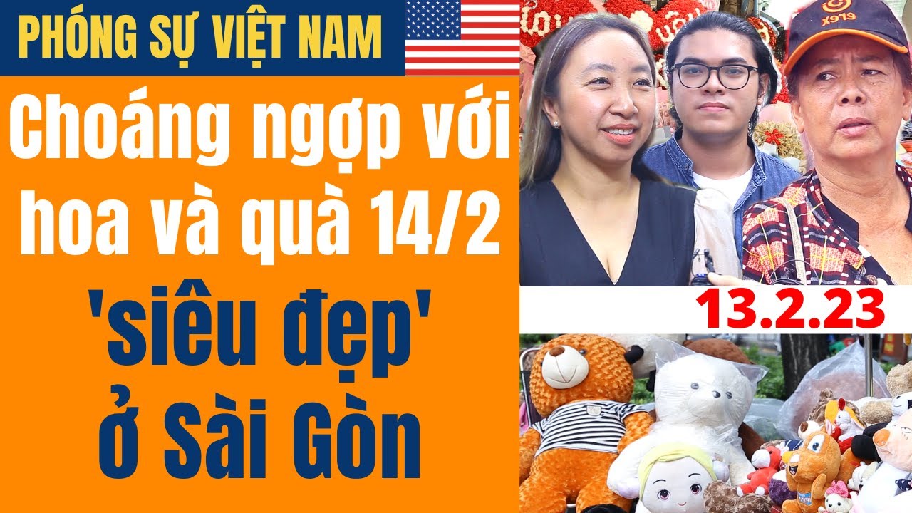 Choáng ngợp với hoa và quà Valentine 14/2 'siêu đẹp' ở Sài Gòn