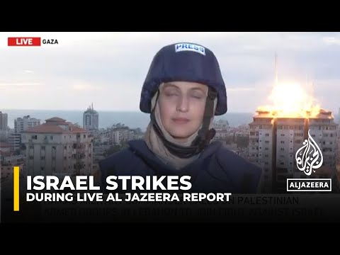 Israel-Palestine Conflict: Tower hit behind Al Jazeera team