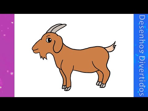 Como Desenhar um Bode 🐐 - Desenho Passo a Passo
