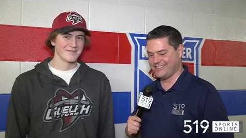 OHL Draft - Braeden Bowman picked in 5th round by Guelph Storm