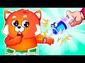 Time for a shot   nursery rhymes  funny kids songs  for kids by lucky zee zee