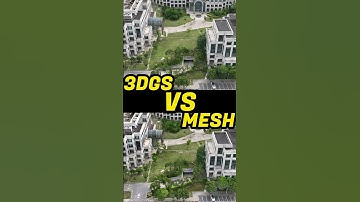 Gaussian Splatting vs Photogrammetry ​side-by-side #photogrammetry #gaussiansplatting #dronemapping