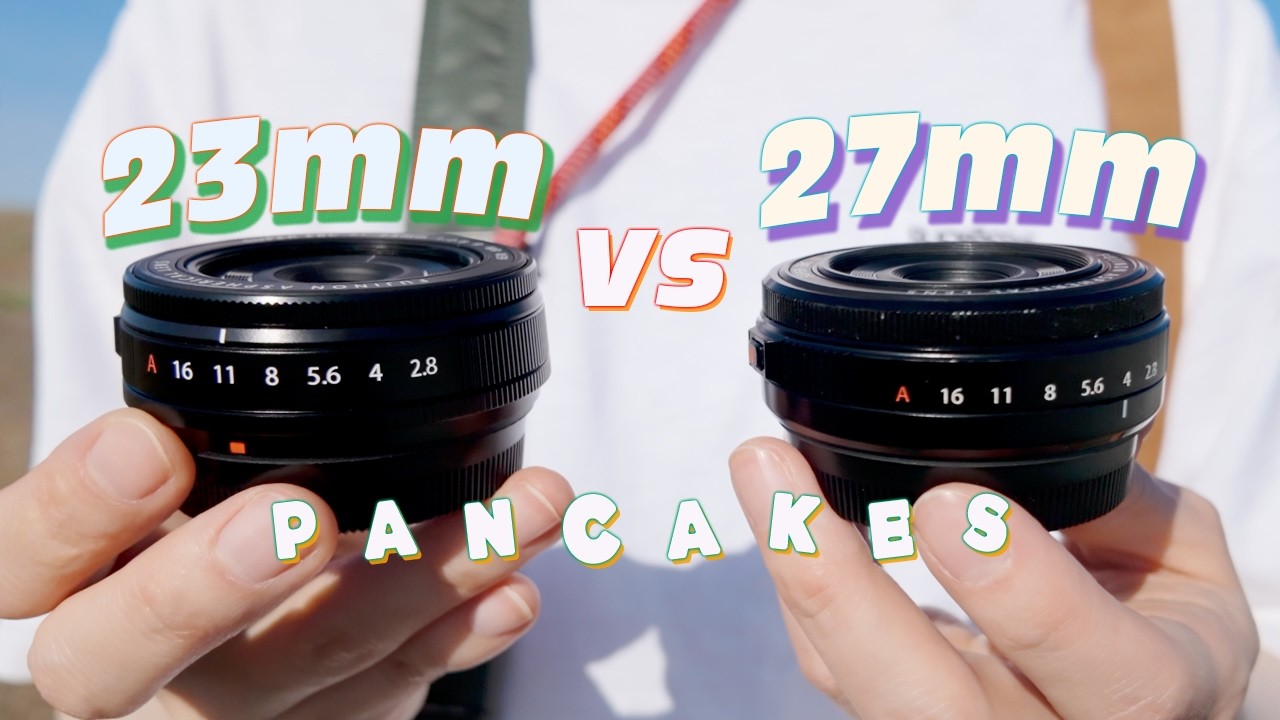Fujifilm Pancake Lens Deep Dive: 23mm or 27mm for EDC? w/ X-E5