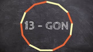 How to find the sum of interior angles for a 13 gon