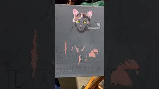 Pet Portraits Cats. #cat #art #petportrait #shorts