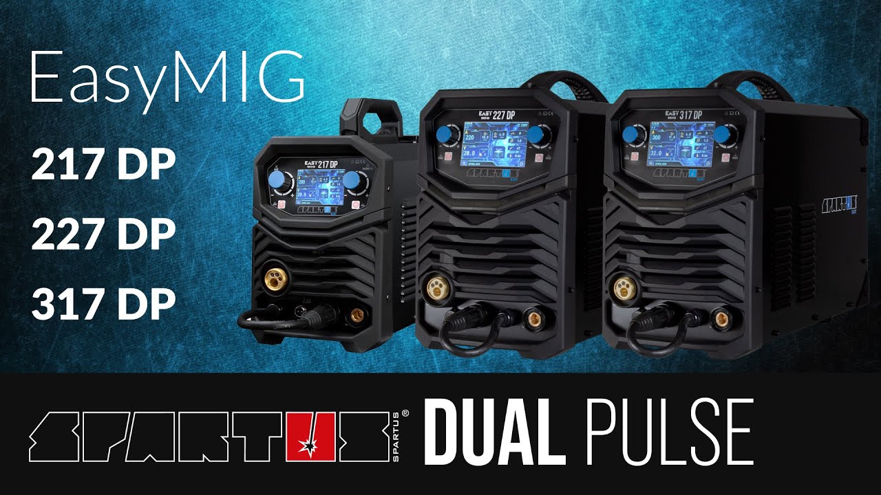 Spawarka Spartus EasyMIG 227 Dual Pulse - zestaw