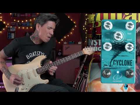 Crazy Tube Circuits Cyclone phaser pedal - demo by RJ Ronquillo
