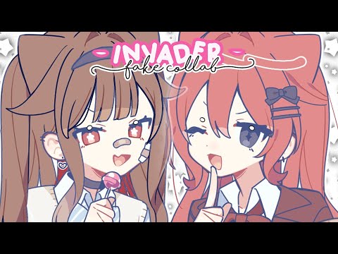 INVADER // FAKE COLLAB WITH @nav1raa // GACHA ANIMATION // REPOST! //