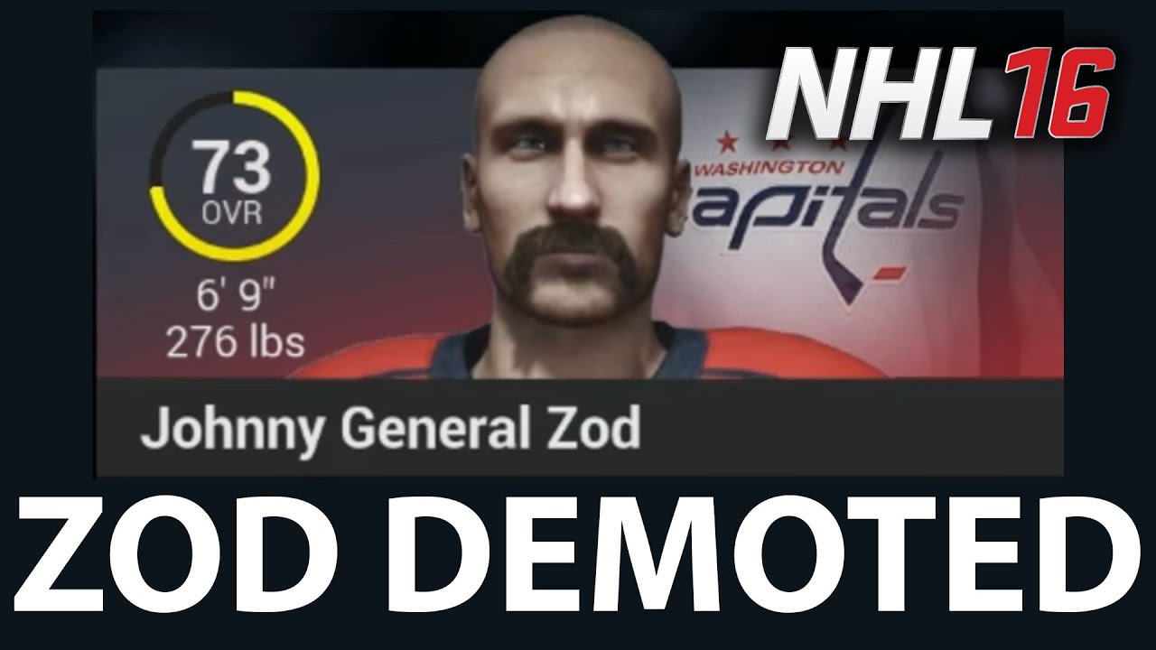 Zod gets Demoted - NHL 16