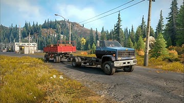 Power line Rework Job - SnowRunner Nintendo Switch Gameplay