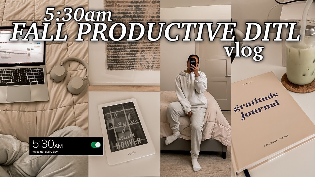 530AM FALL PRODUCTIVE DAY IN THE LIFE - YouTube