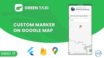 Custom Marker On Google Map || Taxi App Flutter