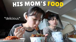 What I Eat at My Korean Boyfriend's PARENTS’ House (SO MUCH FOOD!) screenshot 3