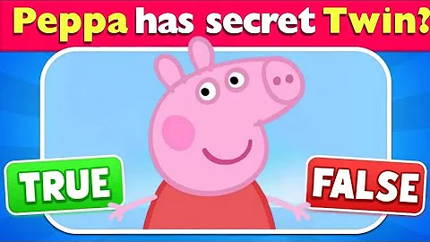 ⭕❌ Peppa Pig True or False Quiz 🐷20 Fun Questions for Peppa Pig Fans! | Quiz Bud 