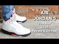 AIR JORDAN 5 RETRO FIRE RED 2020 from NIKE PH - REVIEW and ON FEET | Sneakers Yo