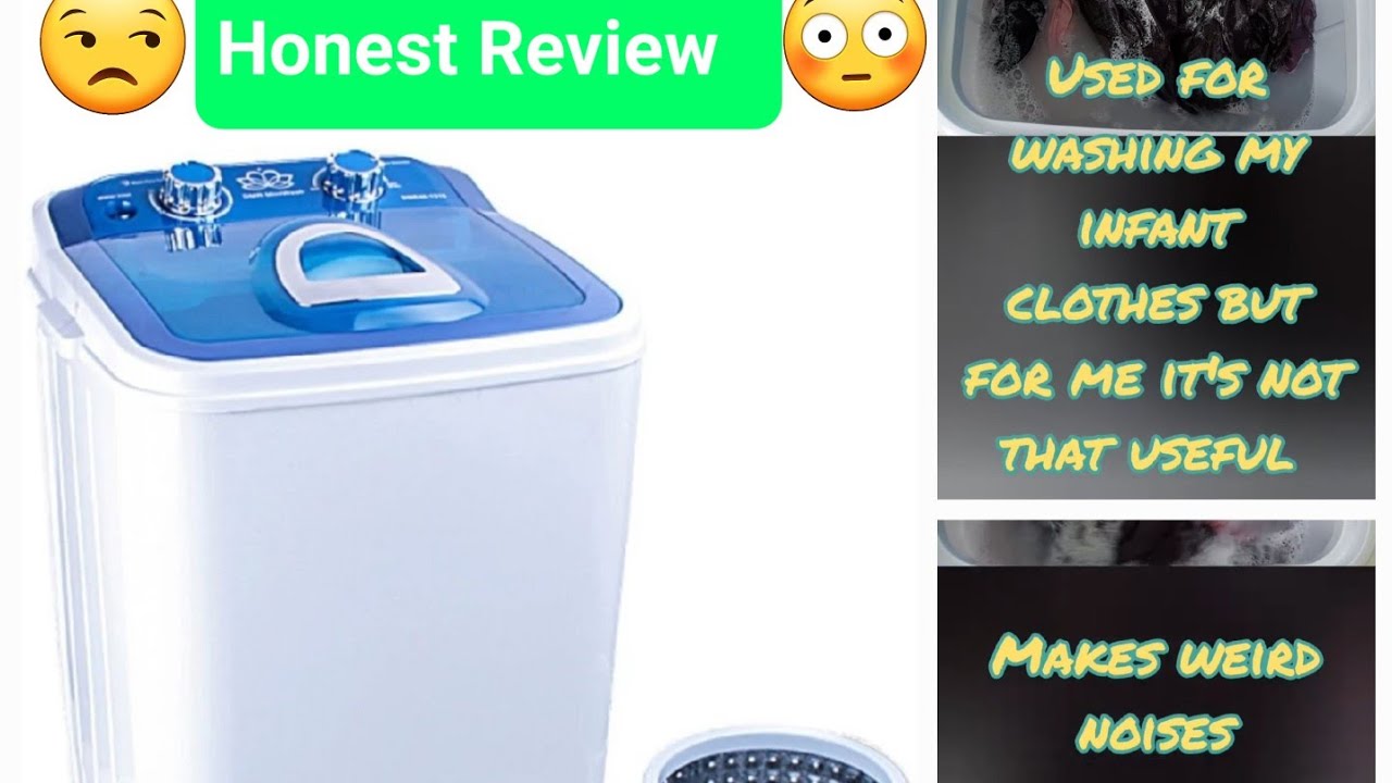 Honest Review of DMR 4.6/2 kg Washer with Dryer Blue 😥 Mini washing