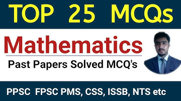 Top 25 most repeated maths MCQ