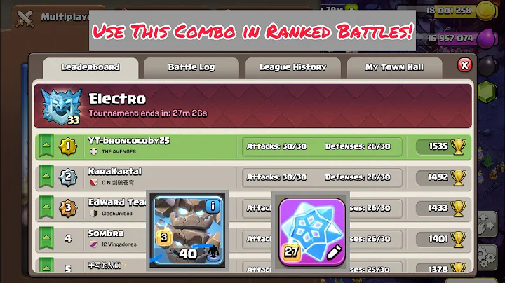 Full Legend Day Using Frost Flake + Fireball Meteor Golem Army