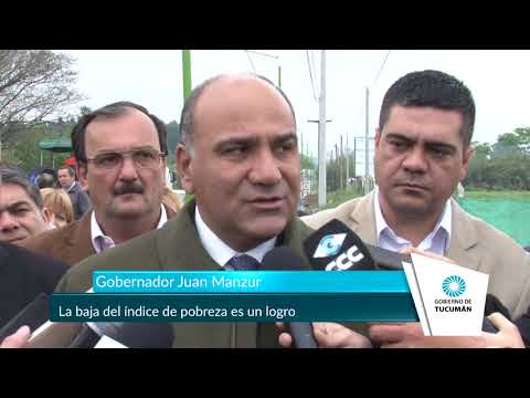 Manzur: “La baja del índice de pobreza es un logro" - Tucumán Gobierno