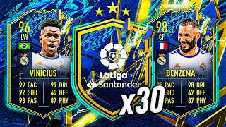 30x LA LIGA TOTS PACKS! 😱 FIFA 22 Ultimate Team