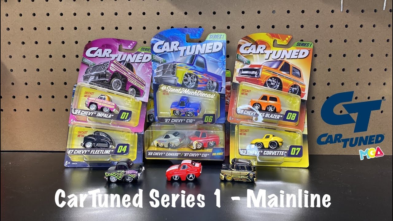 ミニカー CAR TUNED SERIES1 CarTuned Series 1 Mainline by MGA - Full Set New Diecast To
