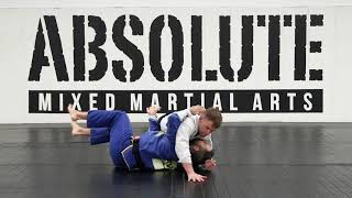 Side control escape double under spinning to the top